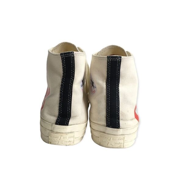 🔃Comme Des Garcons White Converse Chuck Taylor Sneakers - Picture 6 of 10